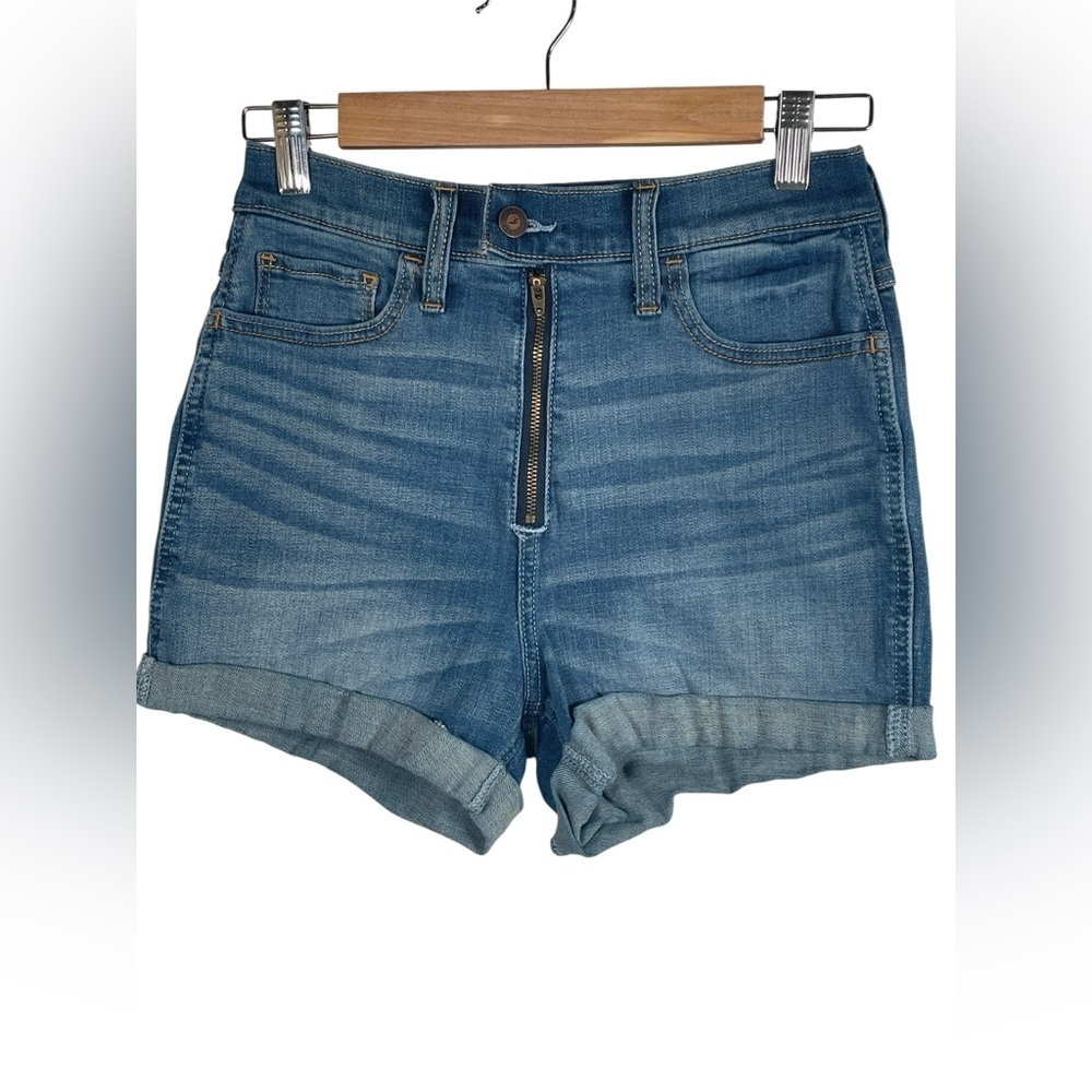 Hollister Ultra High Rise Blue Jean‎ Shorts for Women